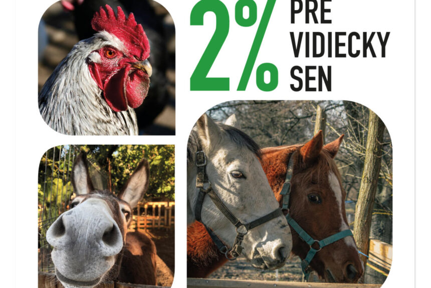 2% z dane pre Vidiecky sen